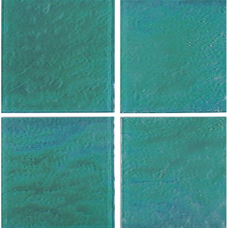 Green, 6" x 6" - Glass Tile
