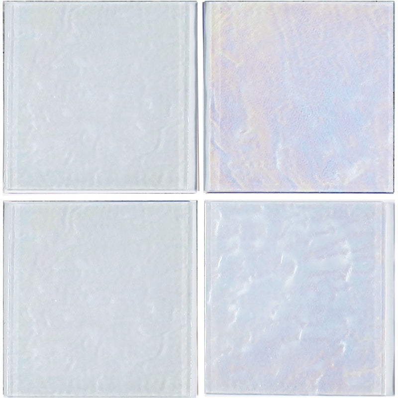 White, 6" x 6" - Glass Tile