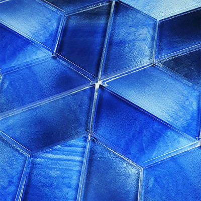 Cirrus Blue, 2" x 4" Mosaic Tile | TZ824B2 | Glass Pool Tile