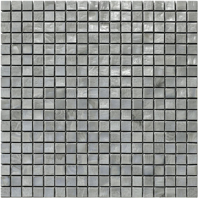 Titanium 2, 5/8" x 5/8" Glass Tile | Mosaic Tile by SICIS