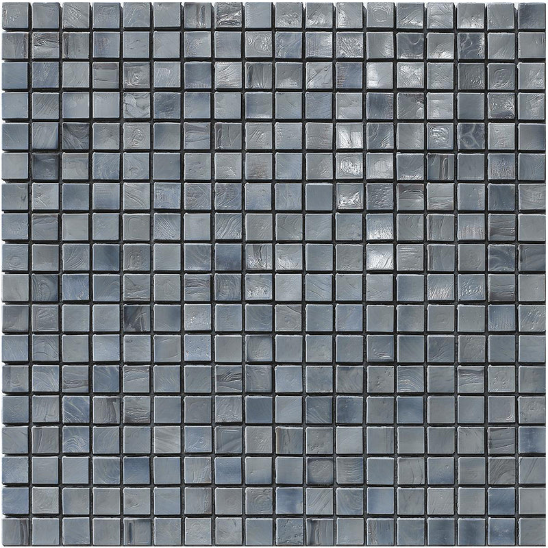 Titanium 3, 5/8" x 5/8" Glass Tile | Mosaic Tile by SICIS