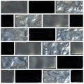 Black, 1" x 2" - Glass Tile