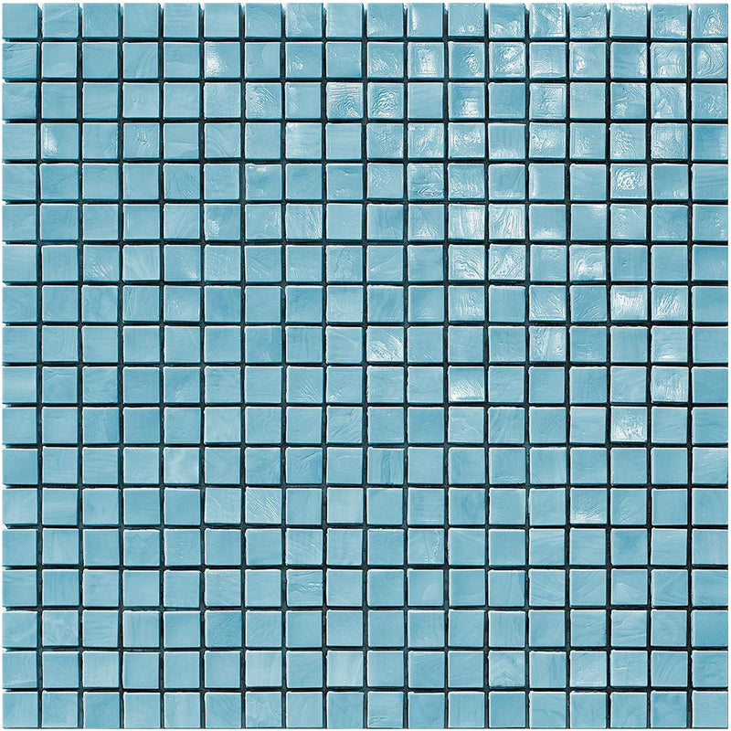 Turquoise, 5/8" x 5/8" Glass Tile | Mosaic Tile by SICIS