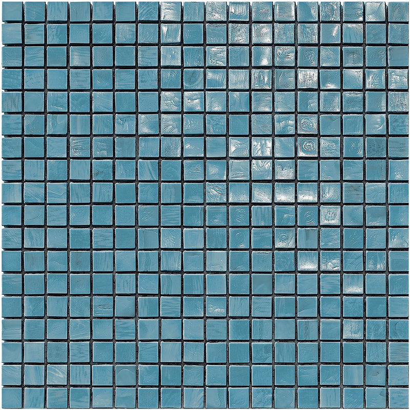 Turquoise 3, 5/8" x 5/8" Glass Tile | Mosaic Tile by SICIS