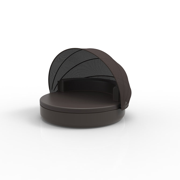 ULM DAYBED WITH FIXED BACKRESTS AND SUNROOF, BRONZE, 54190-BRONZE, VONDOM Luxury Outdoor Furniture