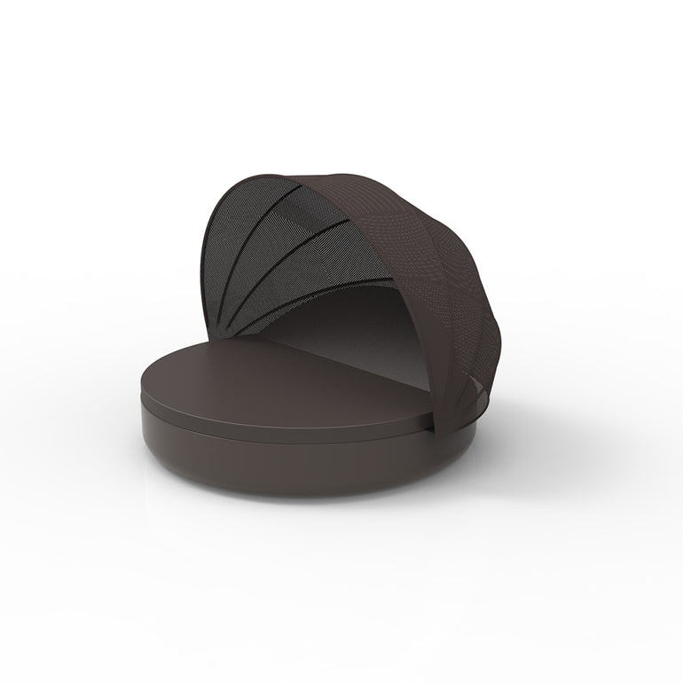ULM DAYBED WITH RECLINING BACKRESTS AND SUNROOF, BRONZE, 54189-BRONZE, VONDOM Luxury Outdoor Furniture
