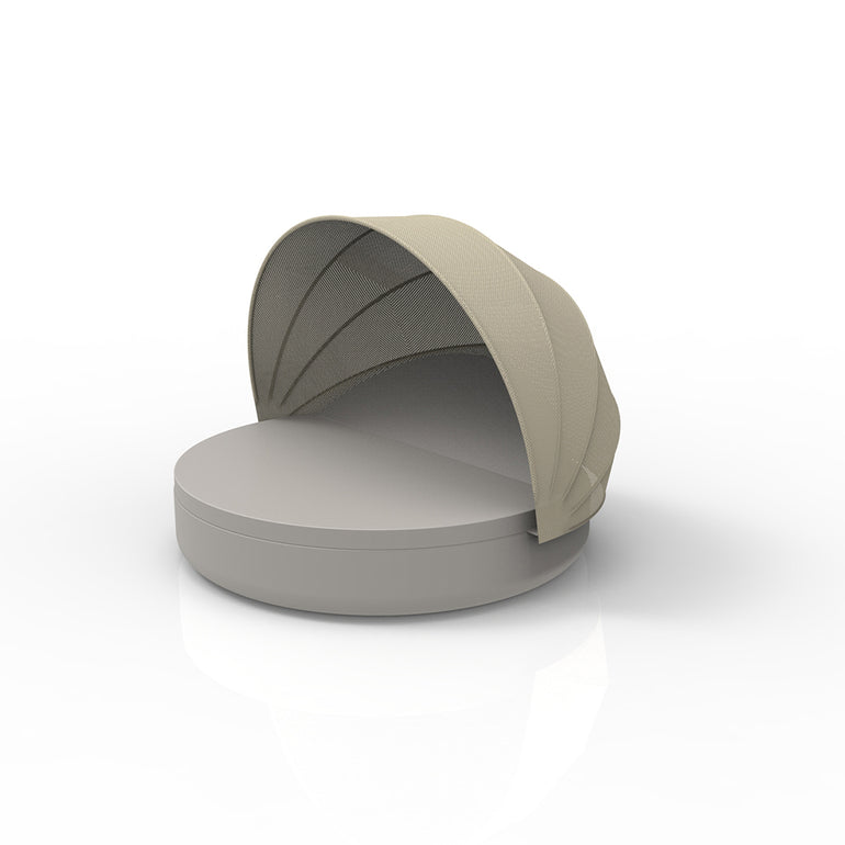 ULM DAYBED WITH RECLINING BACKRESTS AND SUNROOF, TAUPE, 54189-TAUPE, VONDOM Luxury Outdoor Furniture