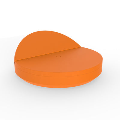 VELA ROUND DAYBED WITH RECLINING BACKREST, ORANGE, 54122-ORANGE, VONDOM Luxury Outdoor Furniture