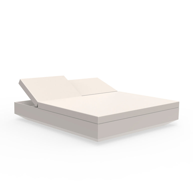 VELA SQUARE DAYBED WITH RECLINING BACKRESTS, ECRU, 54180-ECRU, VONDOM Luxury Outdoor Furniture