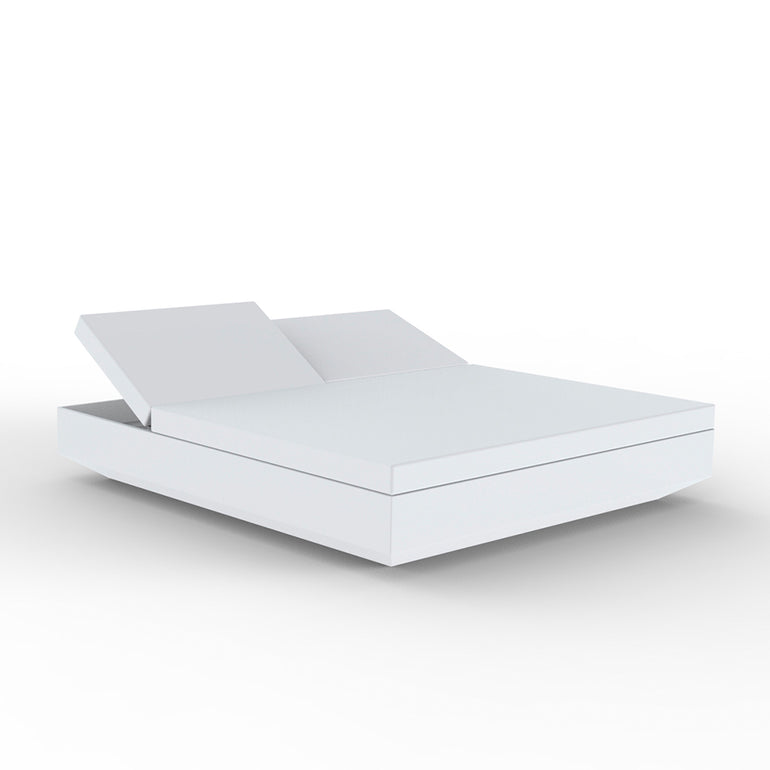 VELA SQUARE DAYBED WITH RECLINING BACKRESTS, ICE, 54180-ICE, VONDOM Luxury Outdoor Furniture