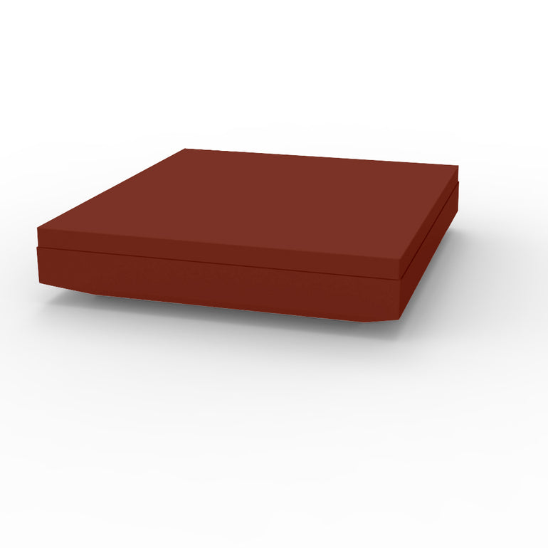 VELA SQUARE DAYBED, PURJAI RED, 54107-PURJAI RED, VONDOM Luxury Outdoor Furniture