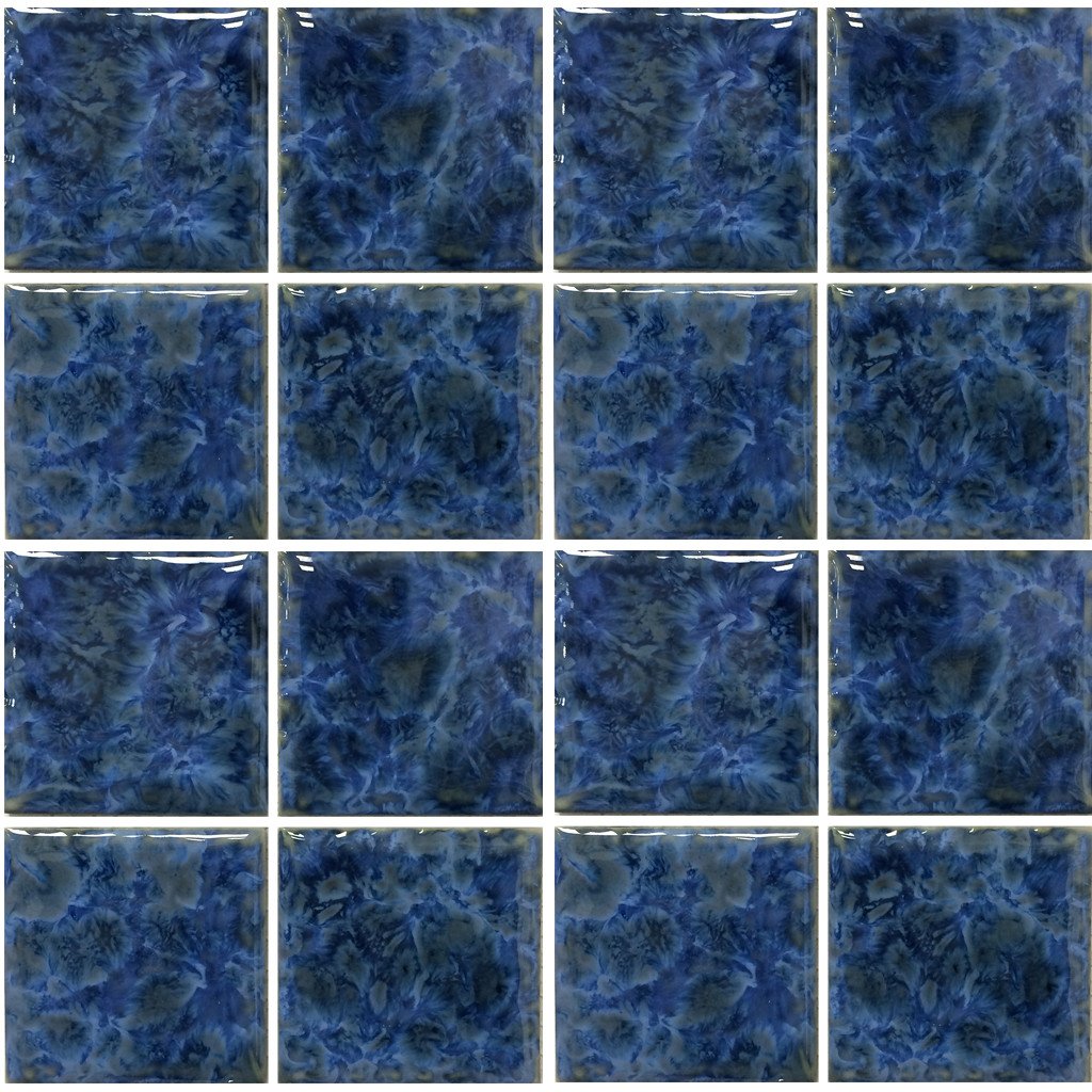 VENIZ-347 - Sea Foam, 3" x 3" - Porcelain Pool Tile - Fujiwa