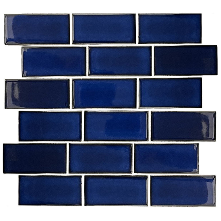Royal Blue, 2" x 4" Tile | VINTA-245 | Porcelain Pool Tile