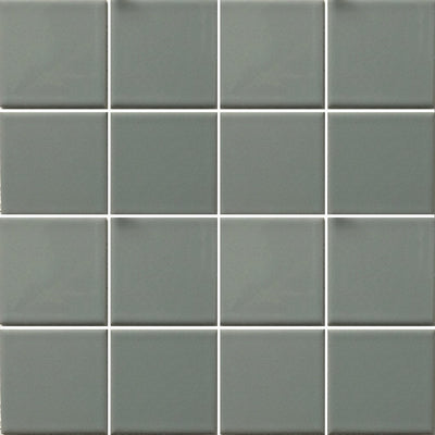 VIP-703 - Gray, 3" x 3" - Porcelain Pool Tile - Fujiwa