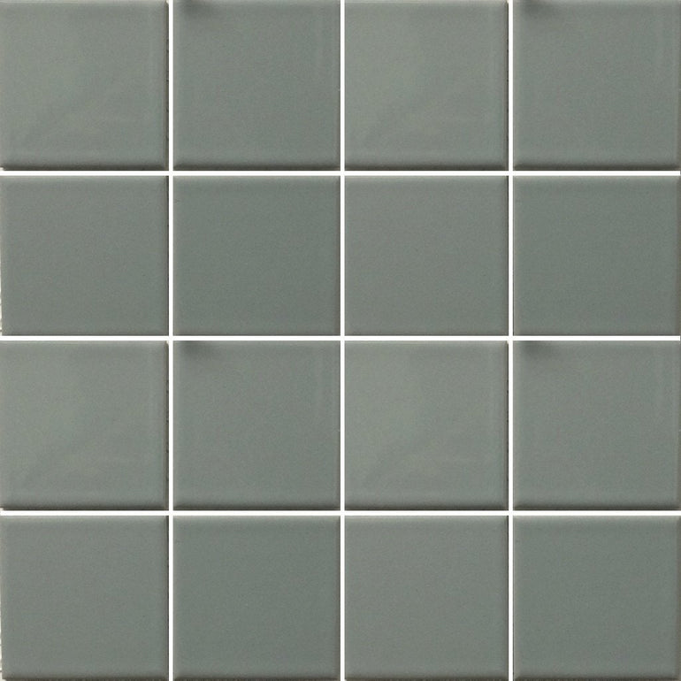 VIP-703 - Gray, 3" x 3" - Porcelain Pool Tile - Fujiwa