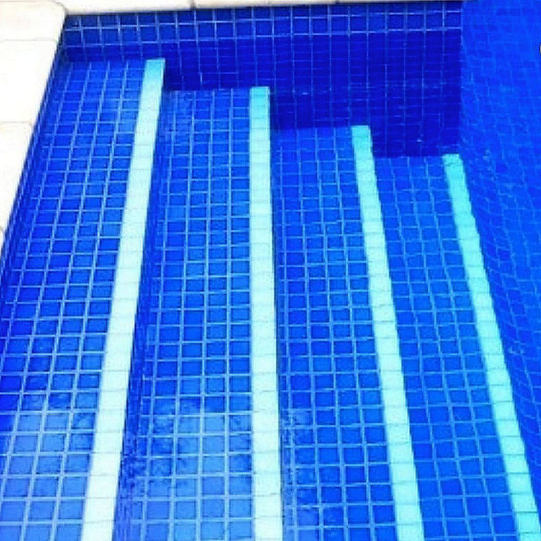 White, 3" x 3" | VIP-702 | Fujiwa Porcelain Pool Tile