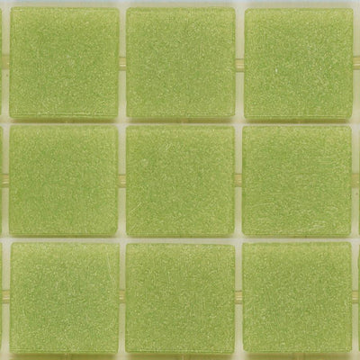 107 Yellow Green, 3/4" x 3/4" - Glass Tile