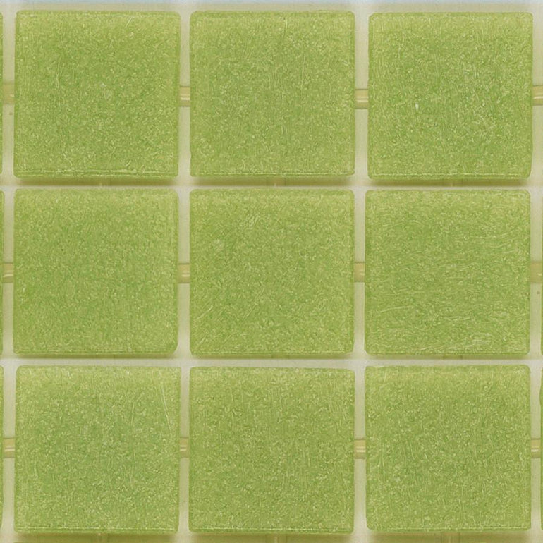 107 Yellow Green, 3/4" x 3/4" - Glass Tile
