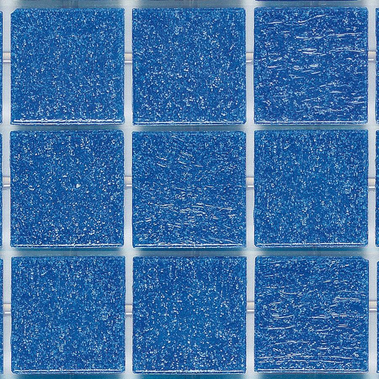 130 Blue, 3/4" x 3/4" - Glass Tile