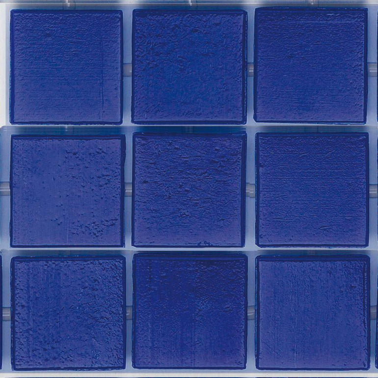 133 Dark Blue, 3/4" x 3/4" - Glass Tile