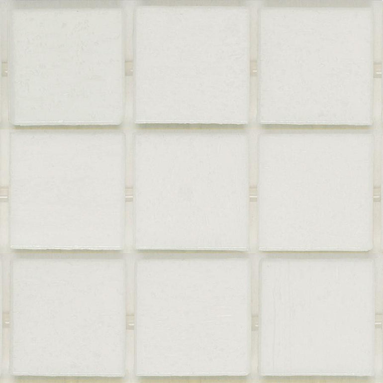 160 White, 3/4" x 3/4" - Glass Tile