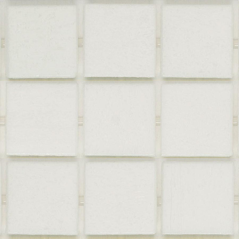 160 White, 3/4" x 3/4" - Glass Tile