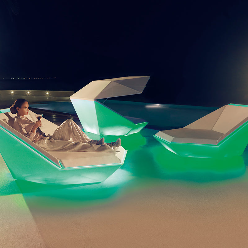 Faz Daybed, LED - Modern Patio Furniture