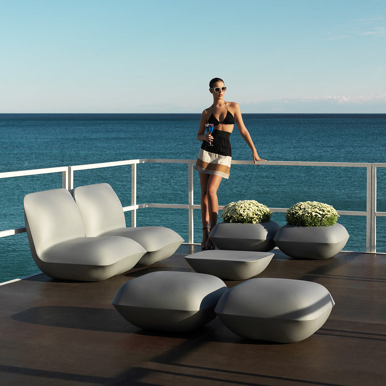 Pillow Ottoman by Vondom | Luxury In-Pool and Patio Furniture