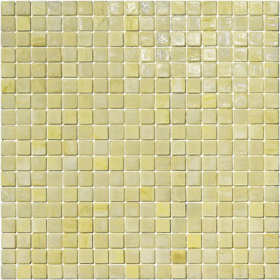 Vanilla, 5/8" x 5/8" Glass Tile | Mosaic Pool Tile by SICIS