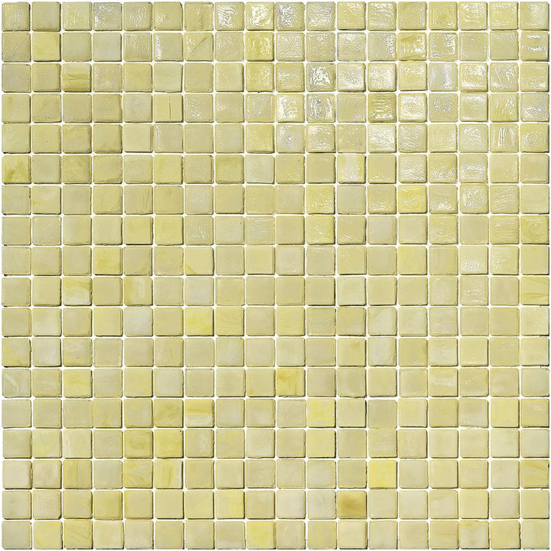 Vanilla, 5/8" x 5/8" Glass Tile | Mosaic Pool Tile by SICIS