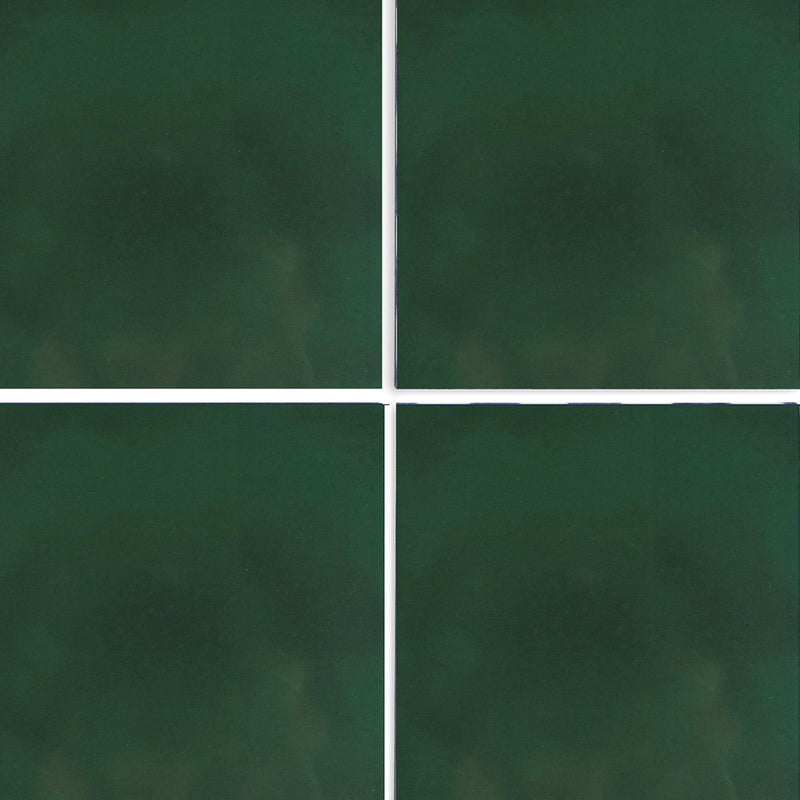 Verde, 6" x 6" Tile | EMCSOLGVERDE6 | Porcelain Pool Tile by Aquatica