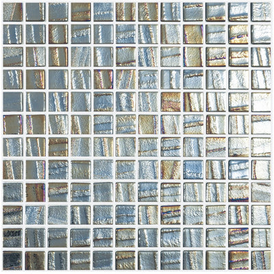AQUA OCEAN - Laguna Ocean, 1" x 1" Vidrepur Glass Mosaic Tile