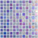 Fusion Dark Blue, 1" x 1" - Glass Tile