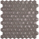 Matte Frappe, 3D Hexagon Mosaic - Glass Tile