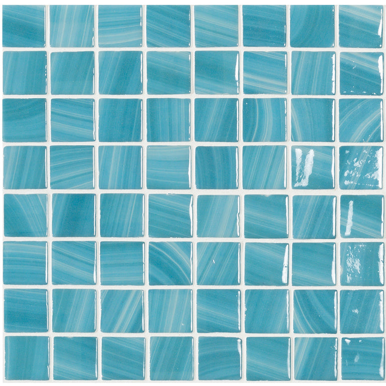 Glass Mosaic Pool | Zen, 1.5" x 1.5" Glass Tile | Vidrepur Nature Collection
