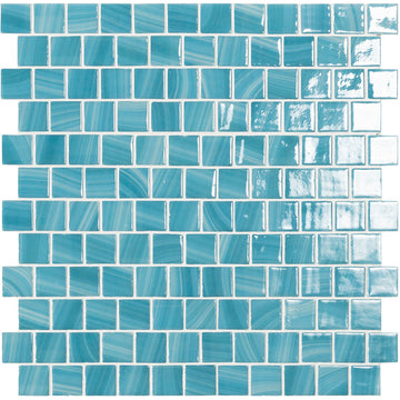 Glass Mosaic Pool | Zen, 1" x 1" Brick Glass Tile | Vidrepur Nature Collection