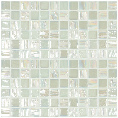 MOON BEAM - Moon Beam Mix, 1" x 1" Vidrepur Glass Mosaic Tile
