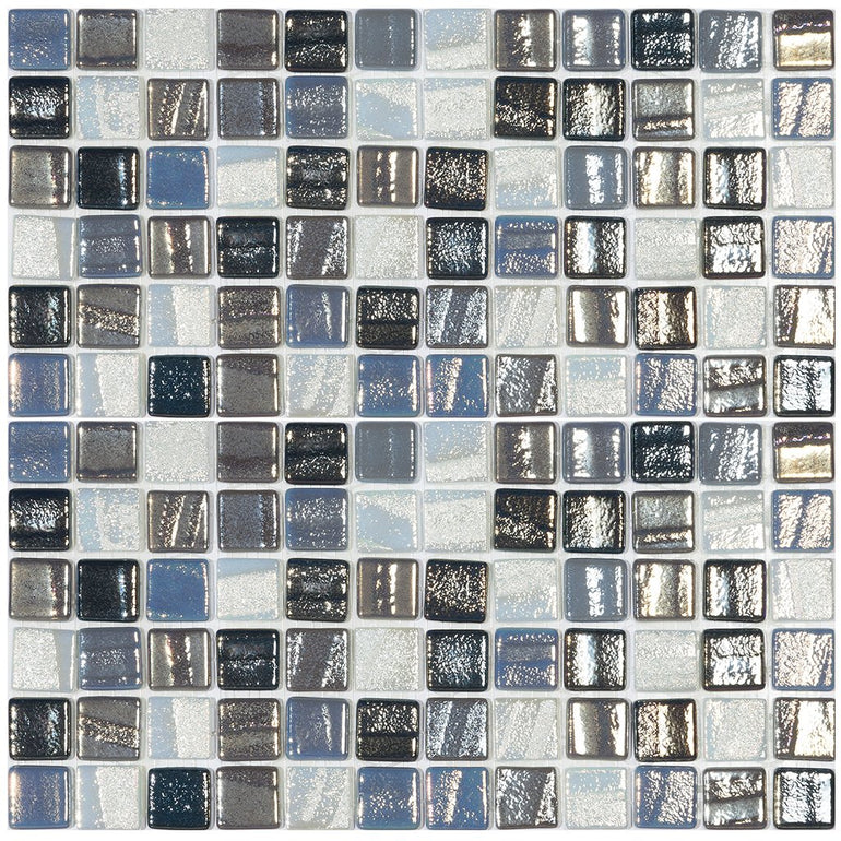 ST. PETE MIX - St. Pete Mix, 1" x 1" Vidrepur Glass Mosaic Tile