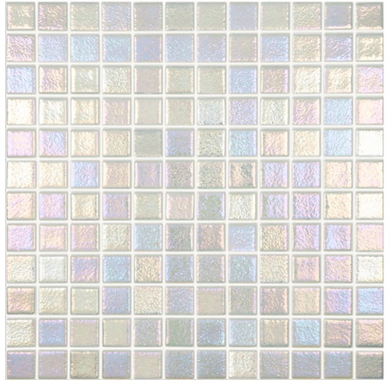 Vidrepur Shell Series Steel 557 1" x 1" Glass Tile 093557M