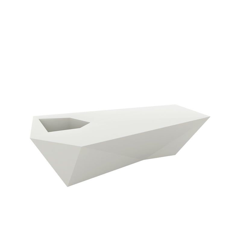 Vondom | Luxury In-Pool and Patio Furniture |  FAZ BENCH, ICE, 54046-ICE