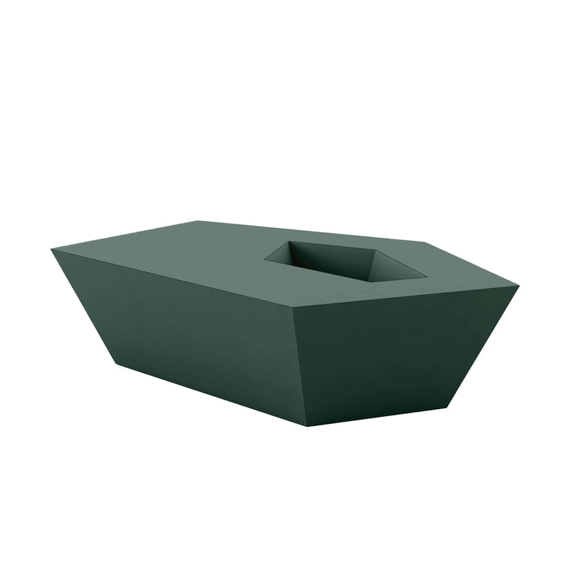 Vondom | Luxury In-Pool and Patio Furniture |  FAZ COFFEE TABLE, GREEN, 54007-GREEN