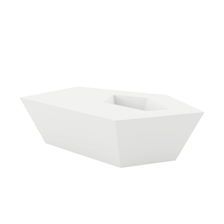 Vondom | Luxury In-Pool and Patio Furniture |  FAZ COFFEE TABLE, WHITE, 54007-WHITE