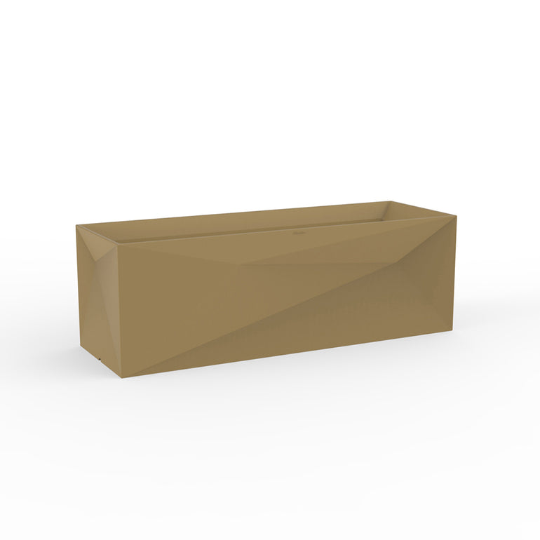 Vondom | Luxury In-Pool and Patio Furniture |  FAZ JARDINIERE, BEIGE, 54176A-BEIGE