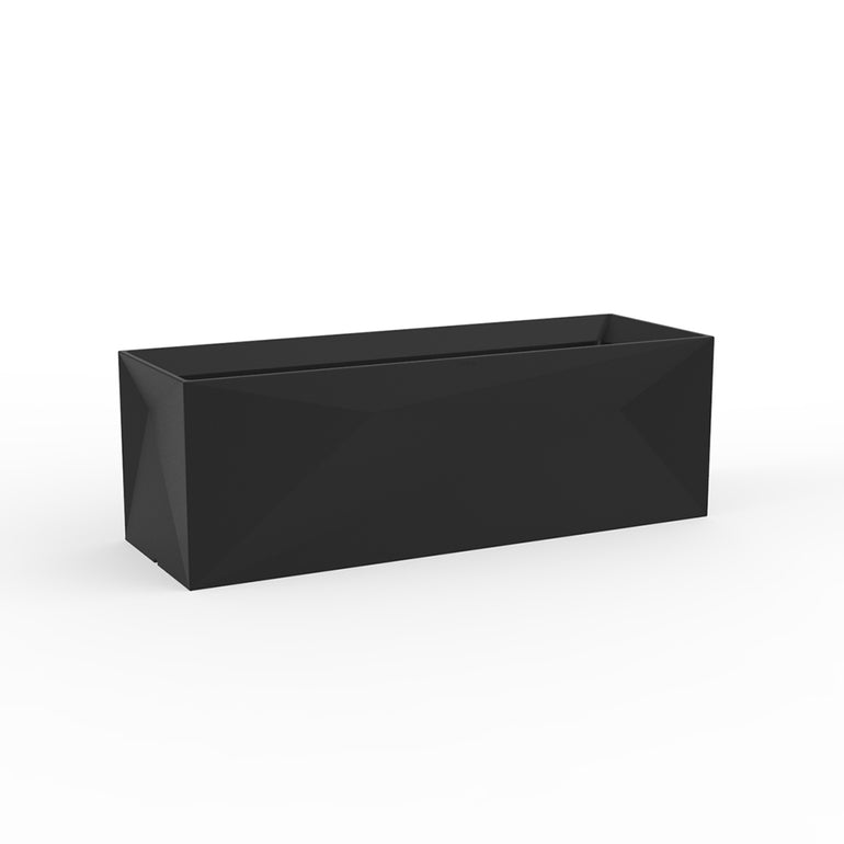 Vondom | Luxury In-Pool and Patio Furniture |  FAZ JARDINIERE, BLACK, 54176A-BLACK
