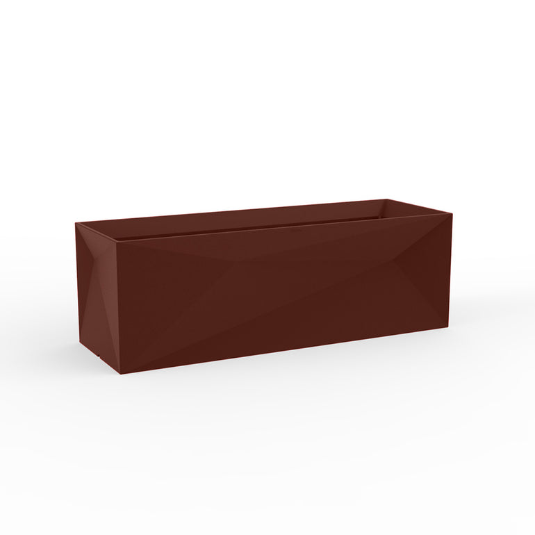 Vondom | Luxury In-Pool and Patio Furniture |  FAZ JARDINIERE, PURJAI RED, 54176A-PURJAI RED
