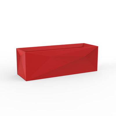 Vondom | Luxury In-Pool and Patio Furniture |  FAZ JARDINIERE, RED, 54176A-RED