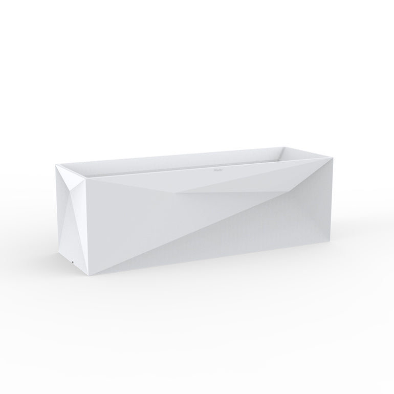 Vondom | Luxury In-Pool and Patio Furniture |  FAZ JARDINIERE, WHITE, 54176A-WHITE