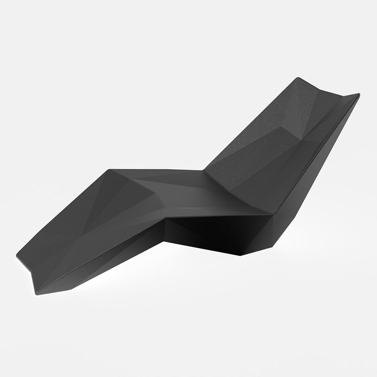 Faz Sun Bed by Vondom | Luxury In-Pool and Patio Lounger - ANTHRACITE