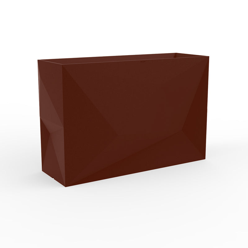 Vondom | Luxury In-Pool and Patio Furniture |  FAZ WALL PLANTER, PURJAI RED, 54177A-PURJAI RED