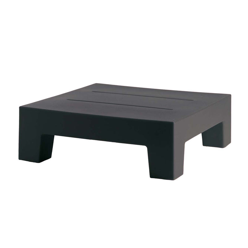 Vondom | Luxury In-Pool and Patio Furniture |  JUT SUN CHAISE TABLE, ANTHRACITE, 44405-ANTHRACITE